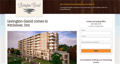 Desktop Screenshot of lexingtongrandapts.com