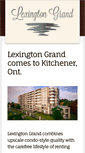 Mobile Screenshot of lexingtongrandapts.com